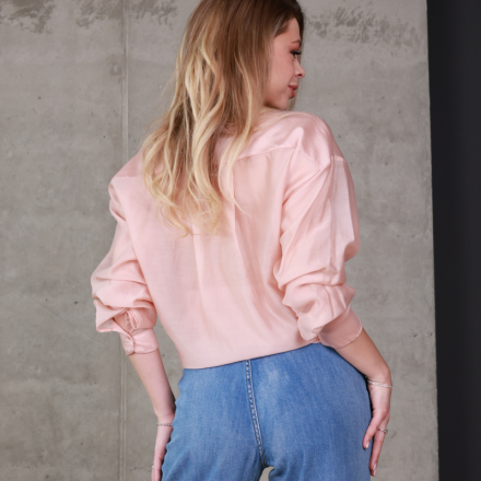 джинси wide leg у синьому денімі